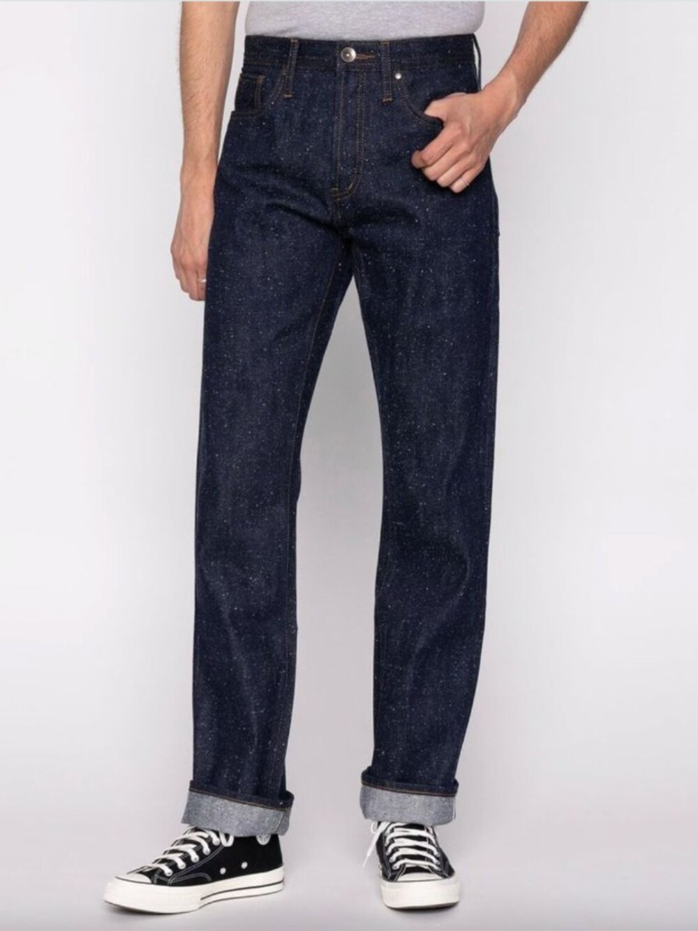 Unbranded Brand 18oz Neppy UB343 Straight Leg Selvage Denim sz 28 Rigid Jeans